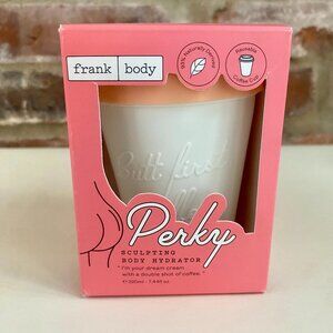 Frank Body Perky Sculpting Body Hydrator in Reusable Coffee Cup! Full Size 220mL